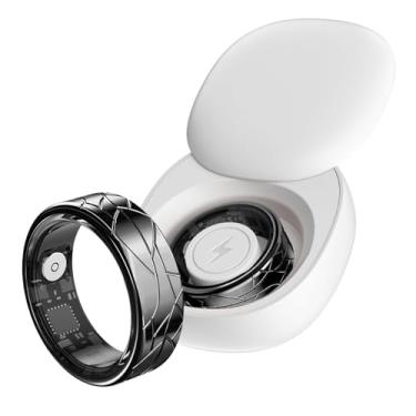 Imagem de Anel inteligente rastreador de saúde, câmera remota, monitor de frequência cardíaca, sono, controle de fotos, modos esportivos, pedômetro, anéis para homens e mulheres