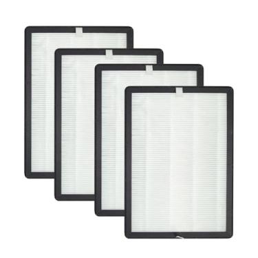 Imagem de PUREBURG Filtro de substituição compatível com purificador de ar AUCLEIA KQ-36 KQ-36A, pacote com 4 unidades de carbono ativado H13 HEPA 3 estágios, filtragem de ar limpo e odor de COV
