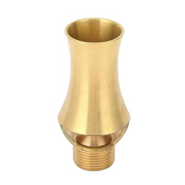 Imagem de Ymiko Fonte Bico, Cedro Paisagem Bico Ajustável Spray Head Latão Água Sprinkler para Fontes da Lagoa G1/2 Rosca Fêmea G3/4 Rosca Macho
