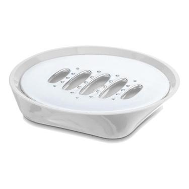 Imagem de Saboneteira Porta Sabonete Solido Premium - UZ Utilidades, Branco Prat