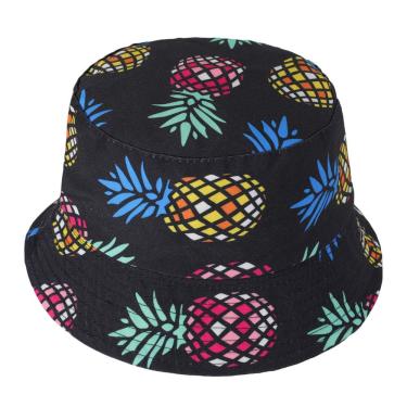 Imagem de Chapéu Bucket Hat ZLYC unissex com estampa fofa para viagens de verão (multicolorido)