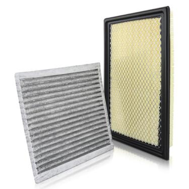 Imagem de partszen FA5699 FC25876 Filtro de ar do motor e filtro de ar da cabine para Mazda CX-9 Apto para Ford Edge para Lincoln MKX 2007-2015