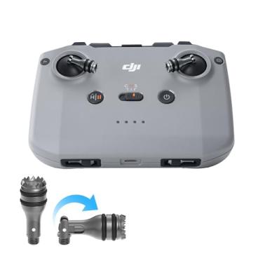 Imagem de RCstyle Foldable Controller Joystick for DJI Flip/DJI NEO/DJI Mini 4K/Mini 4 Pro/Mini 3 Pro/Mavic 3/Mini 3/Air 3, Retractable Aluminum Alloy Portable Travel-Friendly Sticks Grip, 2 Pack (Grey)