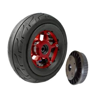 Imagem de simhoa Cubo de Roda para Scooter, Componentes para Amortecimento, Peças Adultas, Roda traseira vermelha