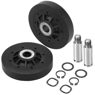 Imagem de RB170002 kit de rolo de secadora speed queen para algumas secadoras de aliança e speed queen, substituição #3447593 AP5186795 PS12220620 EAP12220620