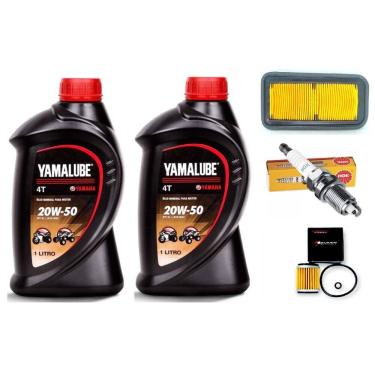 Imagem de VELA IGNICAO DR8EA + 2l YAMALUBE 20w50 + FILTRO AR FILTRAN + FILTRO OLEO FAZER LANDER TENERÉ 250