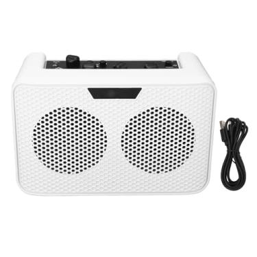 Imagem de Amplificador de guitarra elétrica 10W AMP de guitarra portátil Bluetooth com efeitos de atraso de 1/4 polegada entrada de 3,5 mm para fone de ouvido para o desempenho do estágio