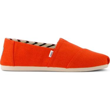 Imagem de TOMS Sapatilhas femininas Alpargata Graphic Slip On Casual - Cinza, Tela Flame Heritage, 38