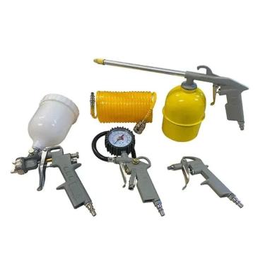 Imagem de Kit De Pintura Para Compressor De Ar 5 Peças 8021 Titanium