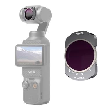 Imagem de Tilta Filtro ND variável (ND2-ND32) compatível com DJI Osmo Pocket 3 – Densidade neutra ajustável para controle de exposição | Encaixe magnético | Vidro óptico ultrafino para filmagem ao ar livre