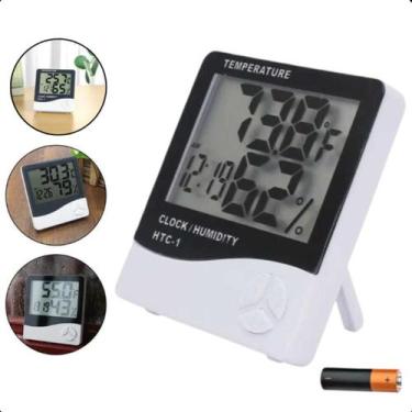 Imagem de Termo-higrômetro Digital Precisão Para Monitoramento de Temperatura - 
