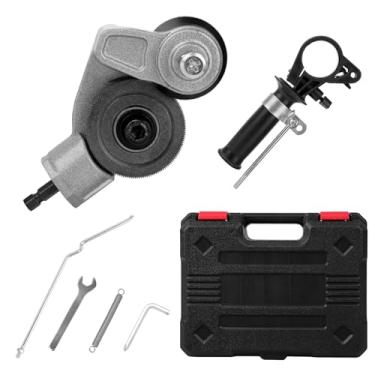 Imagem de Fenduoer Cortador De Chapa Furadeira Elétrica Atualizado, Acessório Para Mordidelas Metal, Acessórios Bricolage, Chapas Cortar Ferro, Alambique, Cobre, Alumínio