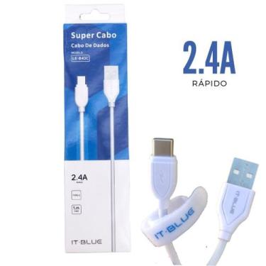 Imagem de Cabo Carregador Tipo C Cabo Usb C - 2.4A Carga Mais Rápida - PAN SHOPP