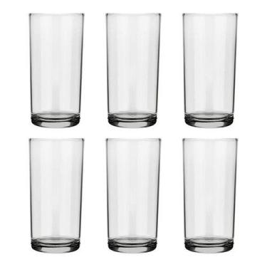 Imagem de Jogo Copos Vidro Suco Agua Cylinder 300 Ml Nadir  - Nadir Figueiredo