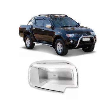 Imagem de Aplique Capa Cromada Retrovisor Lado Direito L200 Triton 2008 Em Diant