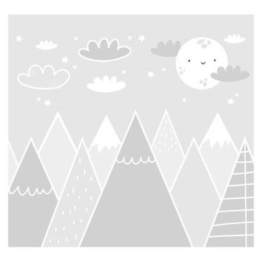 Imagem de Papel de Parede Adesivo Infantil Montanhas Bebe Quarto - 612pcp - Allo