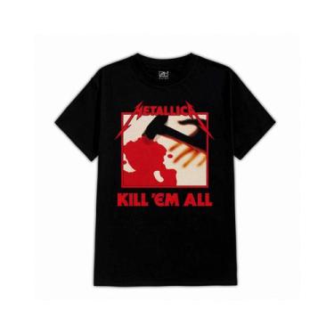 Imagem de Camiseta DTF FanShirt Metallica 503 de manga curta masculina unissex -