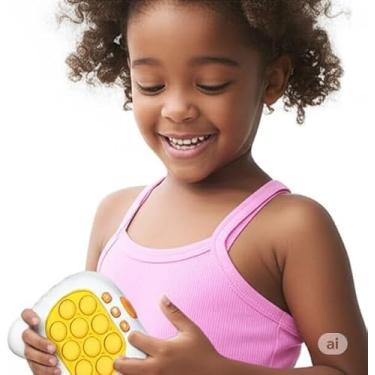 Imagem de Pop It Game Eletrônico Infantil, Jogo Sensorial com Luzes LED e Sons, Brinquedo Educativo Antiestresse