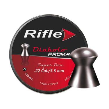 Imagem de Chumbinhos para Carabina de Pressão Esportivo Rifle Diabolô Promax 5.5