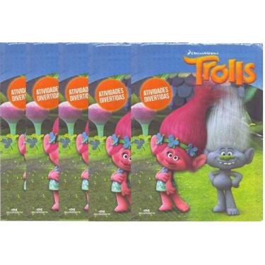 Imagem de Kit C/ 10 Revistas Trolls - Colorir E Atividades - Lacradas Individual