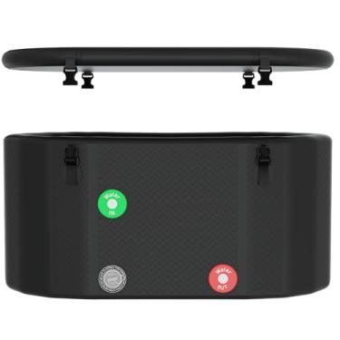 Imagem de KPAIDA Banheira de gelo para atletas GG - Compatível com resfriador de água - Banheira de gelo inflável com mergulho frio para adultos - 150 cm C x 78 cm L x 66 cm A