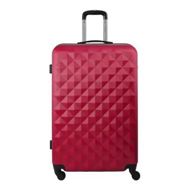 Imagem de Mala de Viagem Grande 32kg Rígida ABS Rodas 360 Gladiador Diamond D1G (Cereja)