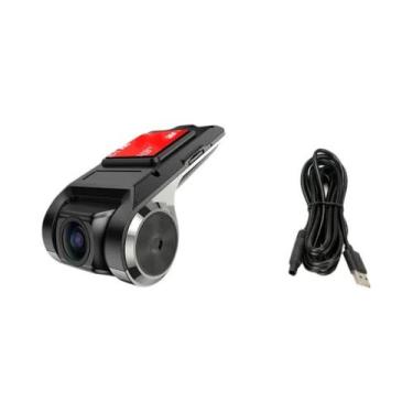 Imagem de Câmera Veicular HD 1080P Com Ângulo De Visão De 170 Graus, Gravador US