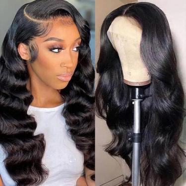 Imagem de Perucas frontais de renda coulifi Body Wave 20", cabelo humano com 180