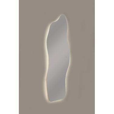 Imagem de Espelho Orgânico com LED 59x180cm Preto Quarto Sala Banheiro