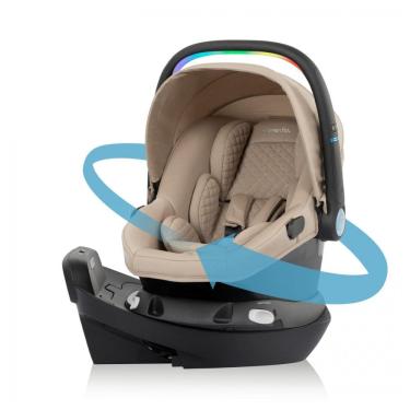 Imagem de Cadeirinha de Carro para Bebê Evenflo Revolve180 LiteMax NXT Rotativa com Tecnologia SensorySoothe Topaz, SensorSafe