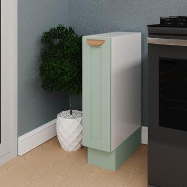 Imagem de Balcão Porta Tempero 20cm sem Tampo Arizona CabeCasa MadeiraOriginals 