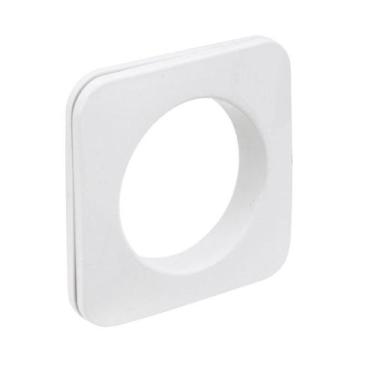 Imagem de Ilhos para cortina 28mm quadrado branco - Varões e Cia