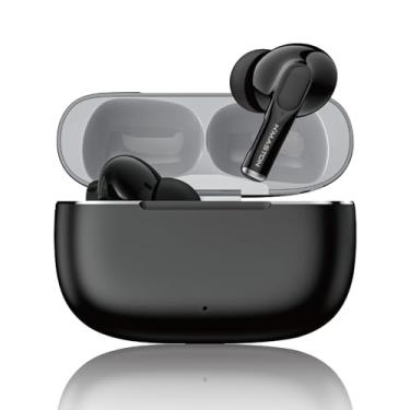 Imagem de H'MASTON Fone de Ouvido Sem Fio Fone Bluetooth 5.4 com Microfone para ANC+ENC Redução de Ruído Liga de Zinco