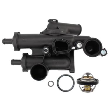 Imagem de NewYall Conjunto de carcaça de termostato 68003582AB para Chrysler Sebring 2007-2010, 200 2011-2014, Dodge Avenger 2008-2014, Caliber 2007-2012, Journey 2009-2020, Jeep Compass 2007-2017, Patriot 2007
