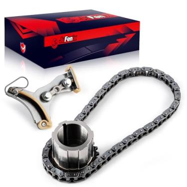 Imagem de JuFenix Kit de corrente de distribuição de motor de 3 peças compatível com Chevrolet Silverado 1500 2500 HD 3500 Classic Impala Tahoe Express 1500 GMC Sierra Yukon Escalade