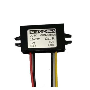 Imagem de 15V-72V para 12V 1.5/5A 60W 18W DC Conversor de tensão DC Step Down Volt Buck regulador transformador fonte de alimentação para carros solares (DC15V-72V a 12V1.5A)