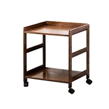 Imagem de URGDWEKJY Suporte de impressora removível prateleira do chão ao teto armário de madeira maciça escritório desktop impressão armazenamento suporte de impressora camada (B)