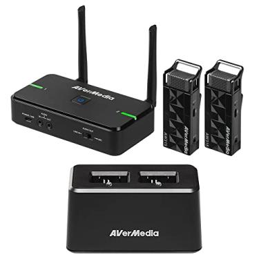 Imagem de AVerMedia Microfone de lapela sem fio com redução de ruído e alto-falante AW315F, compatível com TAA/NDAA
