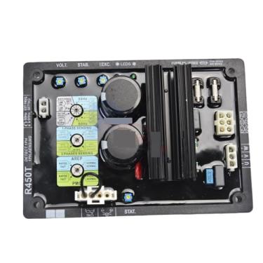 Imagem de 1 peça de módulo estabilizador de alternador AVR R450T Peças de controle de circuito integrado para manutenção e reparo do gerador