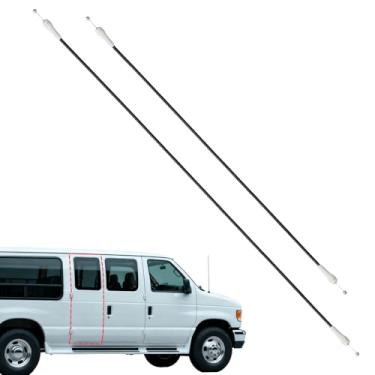 Imagem de KPALAG Cabo de liberação superior e inferior da porta de carga do lado direito esquerdo compatível com Ford E150 E250 E350 E450 Econoline Van 1992-2009 Substituir # AC2Z-15264A26-B 6C2Z-15264A01-AA