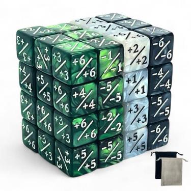 Imagem de Counter Dice Luck Lab MTG Magic The Gathering x48 com bolsas