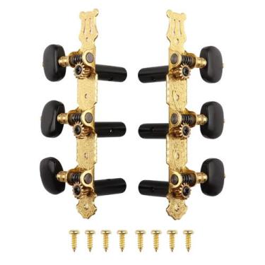 Imagem de Conjunto Guitar Tuners Machine Heads 3+3 para guitarra clássica - Mr.P