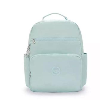 Imagem de Mochila De Maternidade Kipling So Baby Azul Gelo + Trocador 