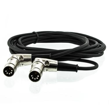 Imagem de Cabo MIDI Profissional Pontas Metálicas 90°/90° - 3 Metros
