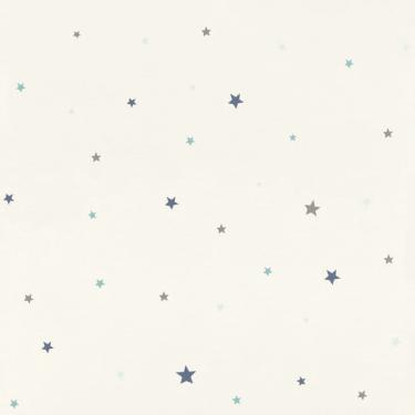Imagem de Papel de Parede Bambino XVIII Estrelas 245264 - Rolo: 10m x 0,53m