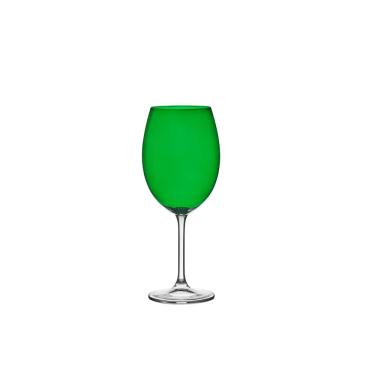 Imagem de Taça de Cristal para Vinho Bordeaux Gastro Verde 580 ml 6 Peças Bohemia