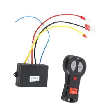 Imagem de Zhjvihx Conjunto de Interruptor de Controle Remoto do Guincho, Conjunto Universal de Controle Remoto Grua 12v-24v Operado por Bateria para Suv para Caminhão para Atv