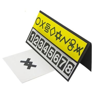 Imagem de Magic Trick Shape Prediction Symbolic Mentalism Prop - Yiweisai