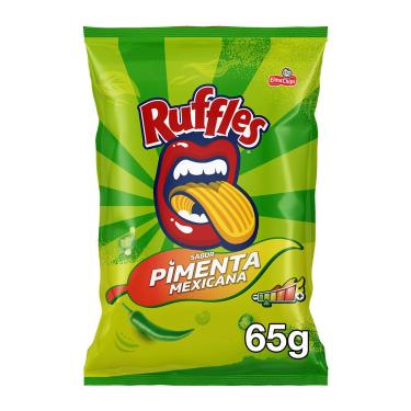 Imagem de Batata Frita Ondulada Pimenta Mexicana Elma Chips Ruffles 65g