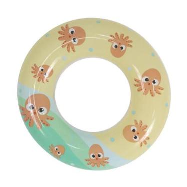 Imagem de Boia Inflável Infantil Circular Estampada Piscina Água Mar Praia W3601